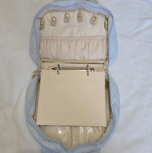 Travel Jewelry Organizer light blue